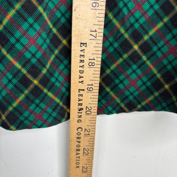 VTG 90s Gymboree Rainbow Tag Corduroy Plaid Dress 2-3 Y Tartan Preppy Christmas - Picture 5 of 7